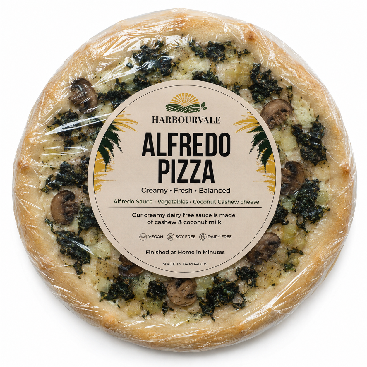 Harbourvale Pizza Pack- Gluten FreeCrust- Minimum Order 3 Pizzas (Copy)